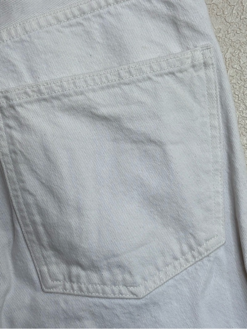 Agolde High Rise Straight Jeans in Off-White - Picture 8 of 10